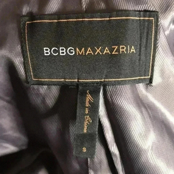 BCBGMaxazria Misty Morning Poly Moto Jacket Size S - Picture 6 of 9